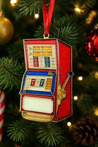 Miniatura 2 de Máquina tragamonedas Las Vegas Casino Decoración de Navidad