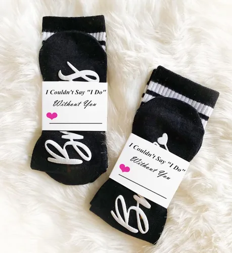 Miniatura 23 de Regalos de dama de honor para mujeres, regalos de boda, propuesta, regalos de despedida de soltera, decoraciones de calcetines de novia..