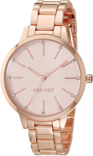Miniatura 5 de Nine West Reloj de pulsera con detalles de cristal para mujer