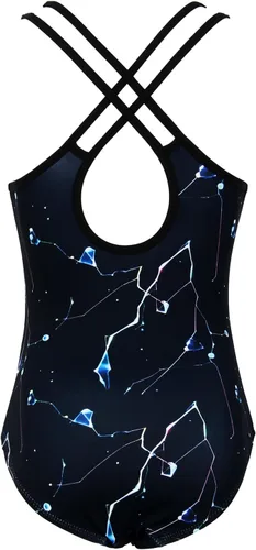 Miniatura 65 de MODAFANS Leotardos de gimnasia para niñas brillantes para bailar ballet, pantalones cortos con espalda cruzada