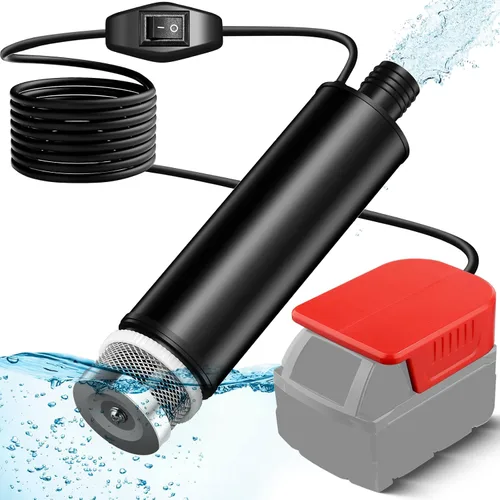 Bomba de sumidero de agua inalámbrica para batería Milwaukee 18V M18, bomba de transferencia de agua portátil de 120 W 12 V, bomba eléctrica para