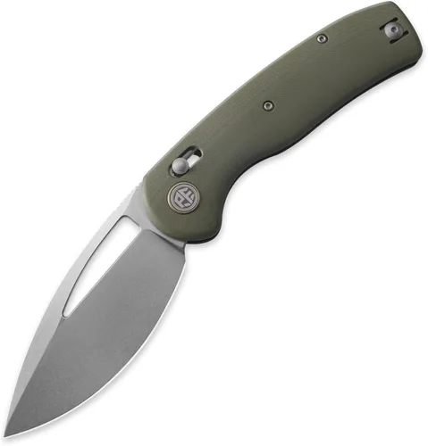 Petrified fish PFP13 cuchillo plegable Viper, hoja de acero K110 de 3.5" lavada en piedra, mango G10, cuchillo de bolsillo para camping EDC al aire