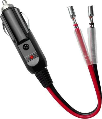 Miniatura 5 de Enchufe de encendedor de cigarrillos de repuesto de automóvil de 12 V/24 V con cable y cableado, terminal de una sola cabeza, cable de alimentación