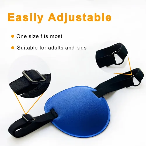 Miniatura 5 de 4 parches para los ojos, parches para los ojos súper suaves, parche médico ajustable 3D para adultos y niños, parches para ojos perezosos para ojos