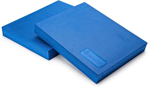 Miniatura 9 de StrongTek Almohadilla de equilibrio de espuma extra ancha para terapia física, 19 x 15.8 x 2.4 pulgadas, almohadilla de espuma TPE de alta densidad