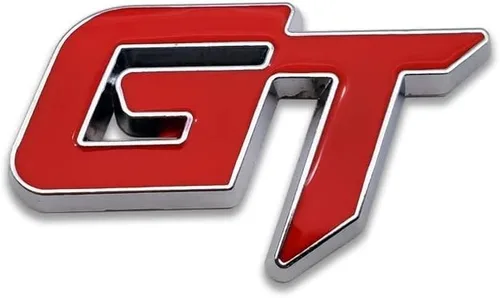 Miniatura 8 de Emblema de coche con logotipo de GT de metal cromado Insignia 3D de alta calidad Auto Racing Sport Sticker Grand Tourer (Negro)