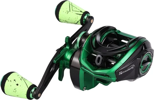 Miniatura 8 de Sougayilang Carretes de Baitcasting - Carrete de Pesca Colorido, Relaciones de Engranajes 8.0:1/7.3:1, 9+1 BB, Sistema de Frenado Magnético B-zurdo