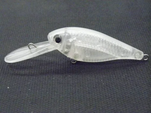 Miniatura 23 de 10 Señuelo en Blanco sin Pintar Minnow Crankbait de Agua Superior sin Labios Jerkbait Señuelos de Pesca UPM760P10