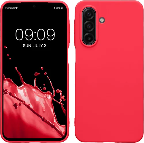 Miniatura 93 de kwmobile Funda compatible con Samsung Galaxy A23 4G / 5G - Funda de silicona TPU metálica suave y delgada - Rojo oscuro metálico