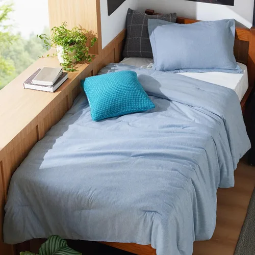 Miniatura 58 de Bedsure - Juego de edredón queen - Juego de ropa de cama refrescante y cálida, ropa de cama reversible gris claro para todas las estaciones, 3 03