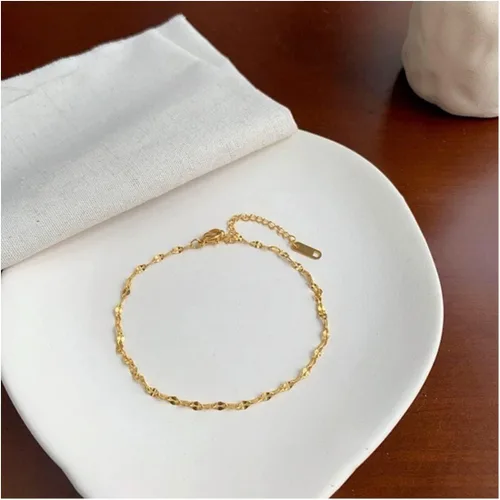 Miniatura 3 de LANG XUAN Tobillera de tortuga turquesa de varias capas de oro bohemio hecho a mano con dije de árbol de la vida para mujer