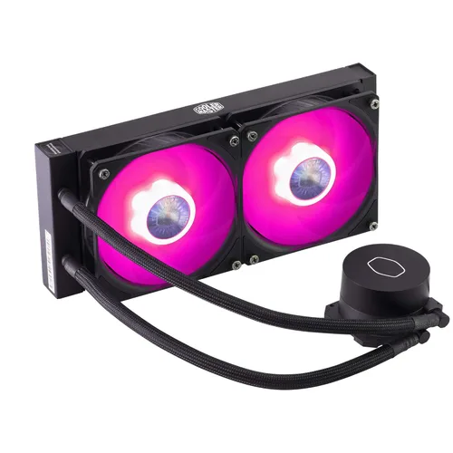 Miniatura 14 de CoolerMaster MasterLiquid ML240L RGB V2, enfriador líquido de CPU AIO de bucle cerrado, bomba de cámara dual de 3ª generación, radiador de 240mm