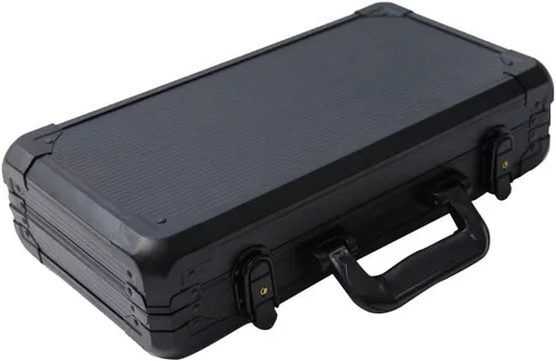 Miniatura 7 de THUNDERBAY Juego de póquer de 300 unidades de 0.49 oz, fichas compuestas de arcilla de 14G con estuche de aluminio, dos barajas de cartas, juego
