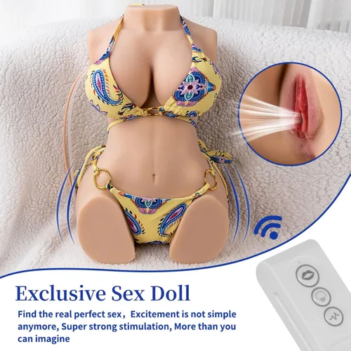 Miniatura 4 de Jaspik - Muñecas sexuales automáticas masturbador masculino, 22 libras, 3 en 1, realista, con función de succión y vibración y limpieza automática