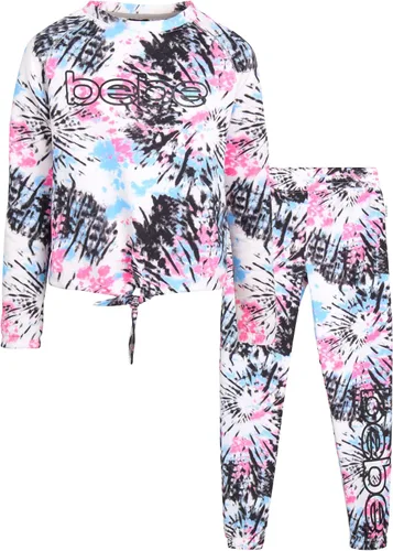 bebe Conjunto deportivo para niña 2 piezas de sudadera y pantalones deportivos de forro polar activo niña pequeñaniña grande