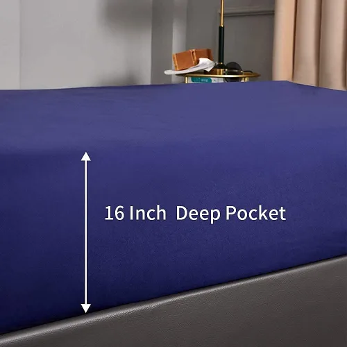 Miniatura 4 de Juego de sábanas - Ropa de cama de microfibra cepillada - Sábanas y fundas de almohada - Bolsillos profundos - Ajuste fácil - Sábanas transpirables