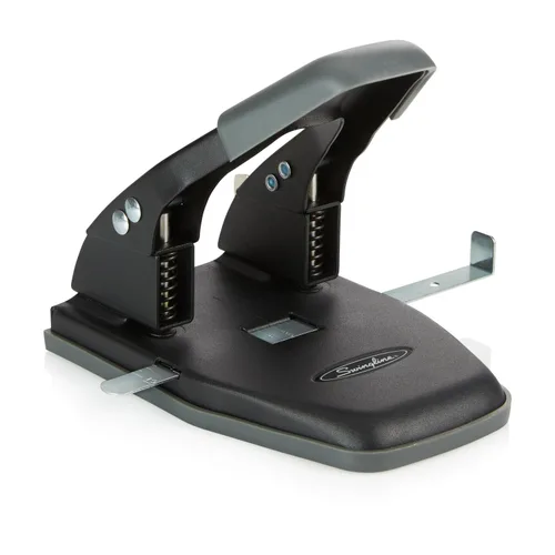 Miniatura 10 de Swingline - Perforadora de 2 agujeros, perforadora de 20 hojas, perforadora de papel, mango de confort de bajo esfuerzo SmartTouch, guía