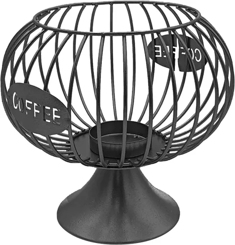 Miniatura 12 de Owill-home Soporte para cápsulas de café y taza organizadora, soporte de metal para tazas de café expreso, soporte para crema de café, soporte
