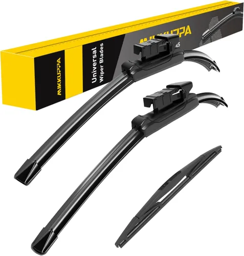 Miniatura 67 de MIKKUPPA Juego de 3 limpiaparabrisas de 22+21+12 pulgadas - Reemplazo para Dodge Durango 2011-2023, Jeep Grand Cherokee 2011-2013 - Limpiaparabrisas