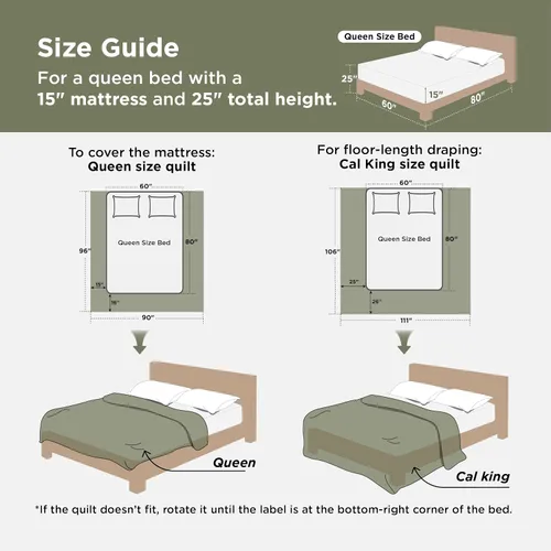 Miniatura 7 de Bedsure Juego de edredón tamaño King – Ropa de cama reversible de 7 piezas verde bosque, juego de cama tamaño King para todas las estaciones, cama