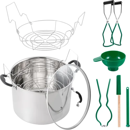 Miniatura 11 de Prep•N•Cook de McSunley Cacerola de baño María con agua caliente de acero inoxidable por inducción, 20 L