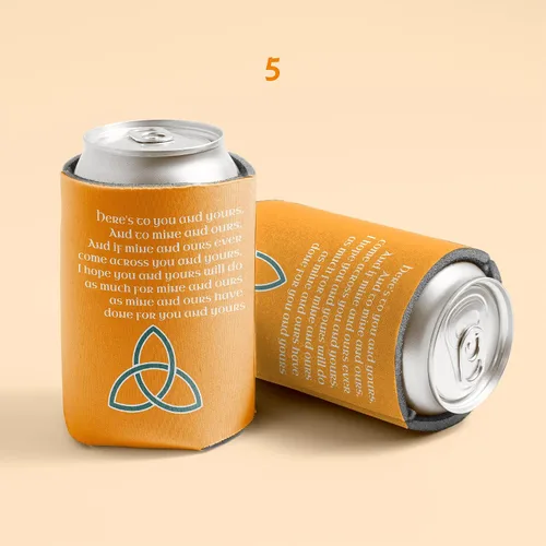 Miniatura 7 de VictoryStore Enfriadores de latas y bebidas, enfriadores de latas del día de San Patricio, enfriadores de latas irlandeses, frases irlandesas, juego