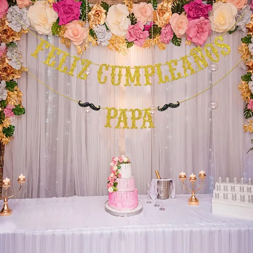 Miniatura 4 de Cartel de Feliz Cumpleaños con texto en inglés «Happy Birthday Dad» en español «Happy Birthday Dad, Mexican Party Them» para hombre, cumpleaños, día