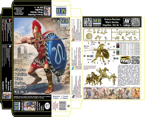 Miniatura 3 de Master Box 32011-1/32 Serie Guerras Greco-Persa. Hoplite. Kit № 1, kit de modelo a escala