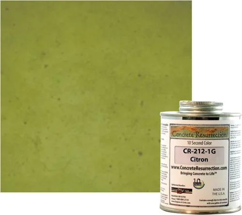Miniatura 7 de El tinte para hormigón Ten Second Color (TSC) hace 1 galón de grado profesional y fácil de usar. Tinte de cemento semitransparente. Se seca en Crema