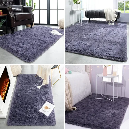 Miniatura 5 de TWINNIS - Alfombras muy suaves de pelo largo para interiores de 3 x 5 pies. Modernas alfombras de áreas de felpa para sala de estar, dormitorio