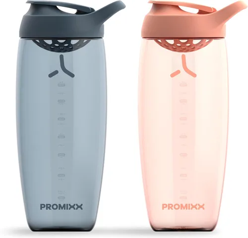 Miniatura 9 de Promixx Pursuit - Botella mezcladora de proteínas, botella deportiva prémium para mezclas de proteínas y batidos de suplementos, vaso mezclador