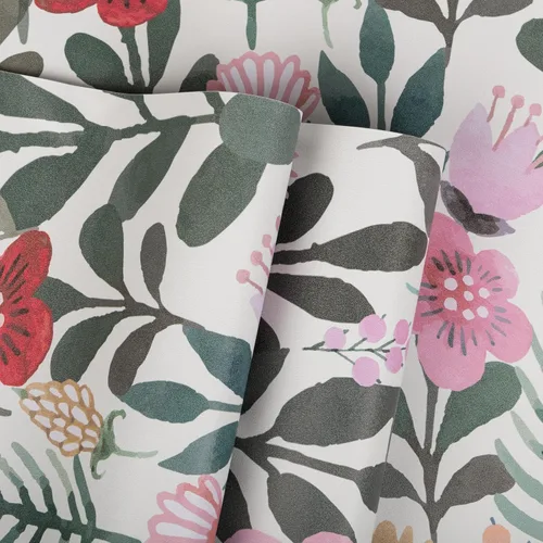 Miniatura 11 de Abyssaly Papel tapiz vintage para despegar y pegar, papel de contacto floral para decoración de revestimiento de estantes de dormitorio