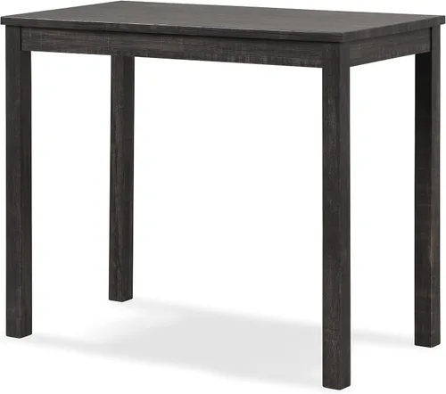 Miniatura 4 de Roundhill Furniture Sora Wood - Juego de comedor de 3 piezas, altura de mostrador, gris, gris