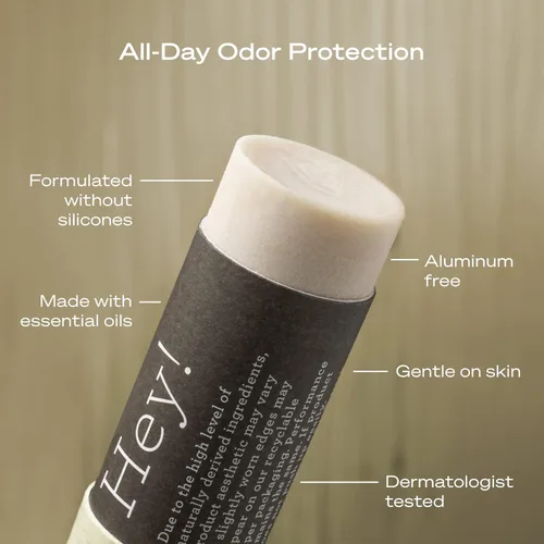 Miniatura 3 de Hey Humans Desodorante, desodorante sin aluminio para mujeres y hombres, contiene ingredientes derivados naturalmente, control de olores durante