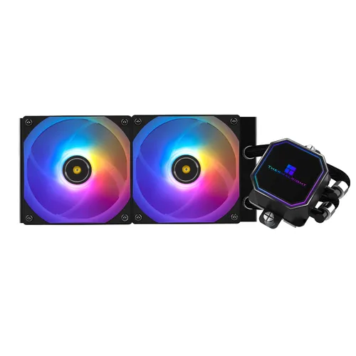 Miniatura 13 de Thermalright Frozen Prism 240 Enfriador de agua líquido negro para CPU con ventilador PWM de 4.724 in, especificación de fila fría negra de 240