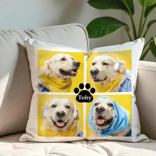 Miniatura 8 de Almohada personalizada con imagen y texto, incluye inserto, almohada de fotos personalizada de doble cara 5 tamaños y 10 colores opcionales