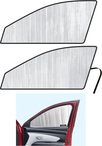 Miniatura 10 de YelloPro - Parasol reflectante para parabrisas delantero de ajuste personalizado para Hyundai Tucson 2022, 2023, 2024, 2025, 2026, híbrido, SUV
