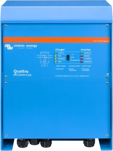Miniatura 7 de Victron Energy Quattro - Inversor de onda sinusoidal pura de 5000 VA de 12 voltios y cargador de batería de 220 amperios