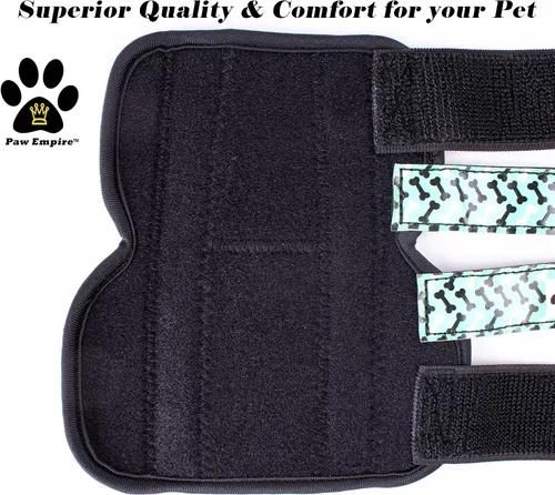 Miniatura 7 de Par de soportes para piernas de perro, ultra apoyo, cómodo, resortes de metal duales, envolturas para patas traseras, soporte de corvillo canino