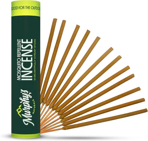 Miniatura 10 de Murphy's Naturals Varillas de incienso repelentes de mosquitos, repelente de insectos con citronela para exteriores, más de 2.5 horas de tiempo