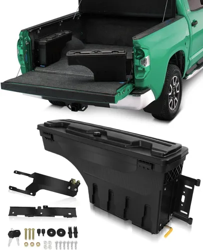 Miniatura 10 de SCITOO Cerradura y llaves caja de almacenamiento de caja de camión Tits para Ford para F-250 Super Duty para F-350 Super Duty 2017-2022 lado derecho