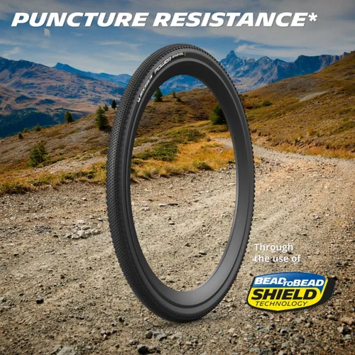 Miniatura 6 de Michelin Power Gravel - Neumático delantero o trasero para bicicleta de carretera para grava y asfalto, compuesto X-Miles