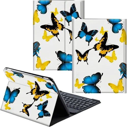 Miniatura 90 de Para Samsung Galaxy Tab S6 Lite Funda 2022/2020 Teclado Inalámbrico Desmontable Y Cubierta De Soporte De Cuero PU Funda Protectora Para Samsung