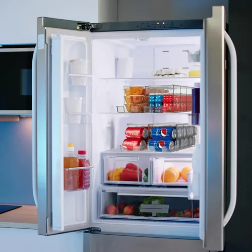 Miniatura 6 de Organizador de latas de refresco ClearSpace y dispensador de latas de refresco para refrigerador - Organizador de nevera y organizador apilable