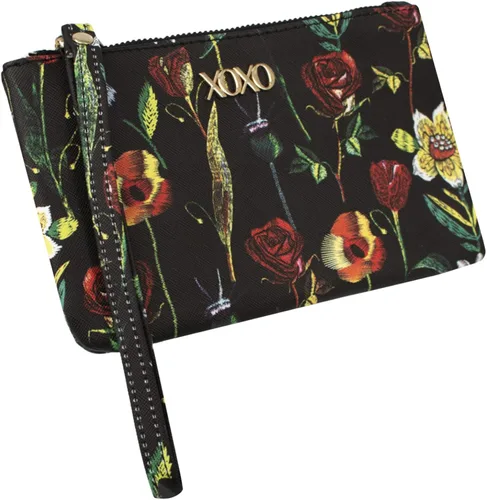 Miniatura 2 de XOXO Pulsera grande Saffiano multifunción sólida estampada para mujer Negro
