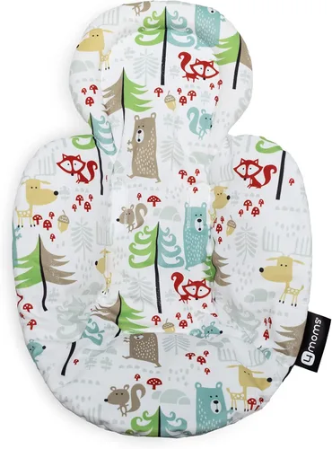 Miniatura 11 de 4moms Inserto para bebé RockaRoo y MamaRoo, lavable a máquina, tela de malla fresca, diseño reversible, menta