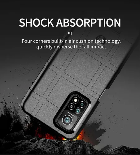 Miniatura 4 de ZYZX Redmi K30S Ultra Heavy Duty a prueba de caídas de grado militar para Xiaomi Mi 10T/Mi 10T Pro Call Phone Case, TPU Bumper Full Body Rugged Hard