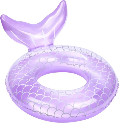 Miniatura 8 de Anillo de natación inflable, lindo dinosaurio sirena, unicornio, ratón, flotadores de piscina, balsa de tubo, bañera de agua, juguetes de fiesta