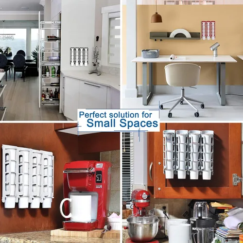 Miniatura 5 de STORAGENIE Soporte para cápsulas de café Keurig K-Cup, almacenamiento lateral de tazas K, organizador de cápsulas de café, perfecto para mostradores