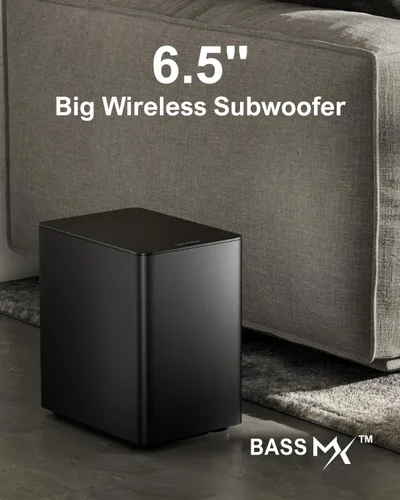 Miniatura 9 de ULTIMEA Sistema de sonido envolvente 7.1 para TV con Dolby Atmos, barra de sonido de 460 W para TV con subwoofer de 6.5 pulgadas, control por